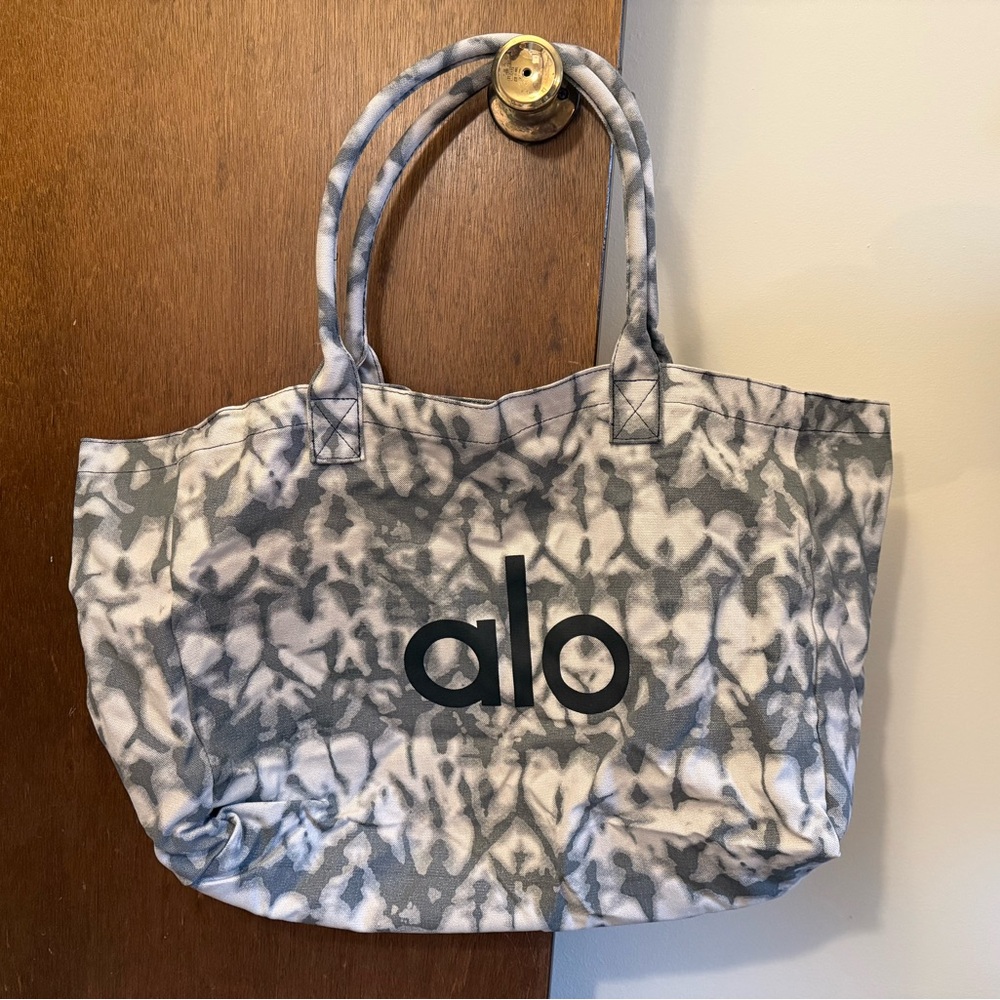 Alo Gray Camouflage Tote Bag